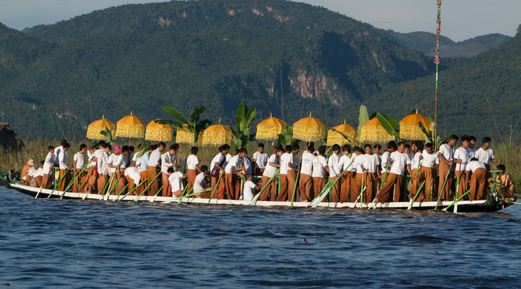 Einbein Ruderer Inle See