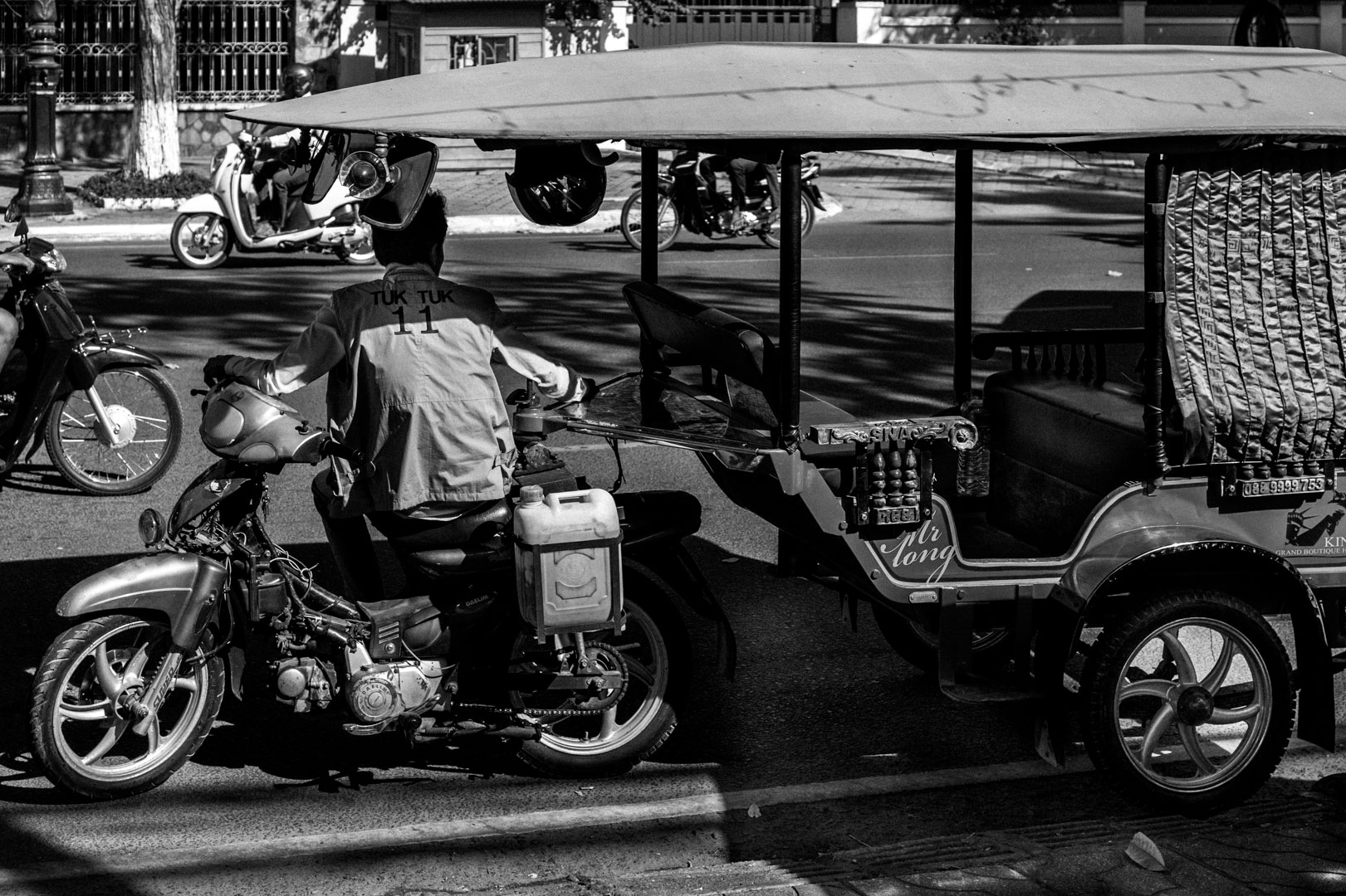 Tuk Tuk 11 wartet auf arbeit